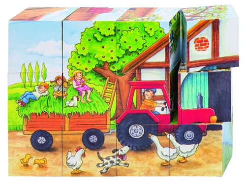 Goki Bois Saisons des puzzles à la ferme