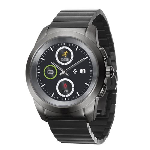 Mykronoz Montre connecté ZETIME Elite petite Noir Metal Link
