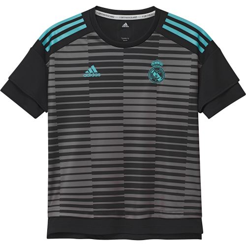 Maillot d'échauffement domicile junior Real Madrid 2017/2018 11/12 ans Noir