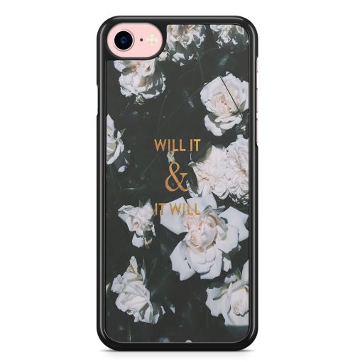 Coque Fifrelin pour iPhone 5C Will it  it will citations fleurs