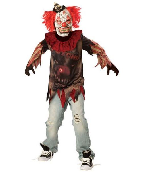 Amscan costume Sideshow Clown polyester rouge 14-16 ans