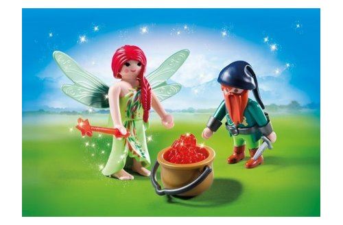 Playmobil Duo Pack - 6842 - Fée et Nain De La Forêt
