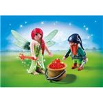 Playmobil duo pack - 6842 - fée et nain de la forêt