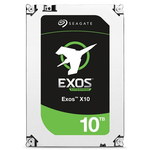Seagate Exos X10 ST10000NM0146 - Vaste schijf - 10 TB - intern - 3.5 - SATA 6Gb/s - 7200 tpm -buffer: 256 MB