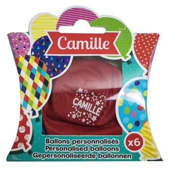 Ballons de baudruche prénom Camille - 1