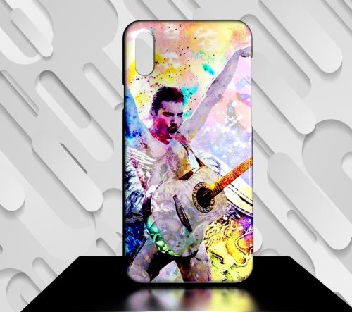 Coque compatible pour Samsung Galaxy A10 - QUEEN - FREDDIE MERCURY - Réf 01