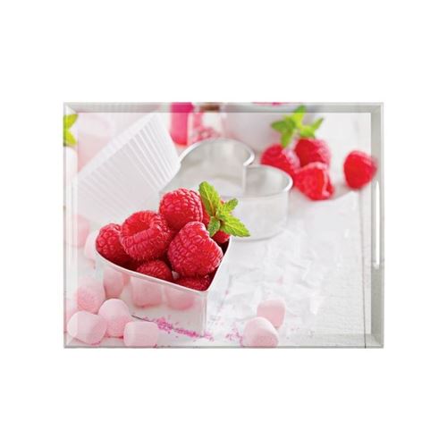 Emsa Plateau, Motif Framboise, 50 x 37 cm, Classic, 517749