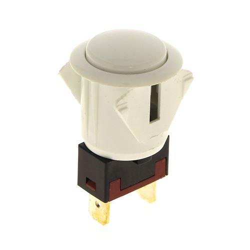 Interrupteur 2 cosses blanc pour Cuisiniere Faure