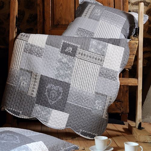 Set couvre lit boutis et 2 taies - Arkansas 240 x 260 cm