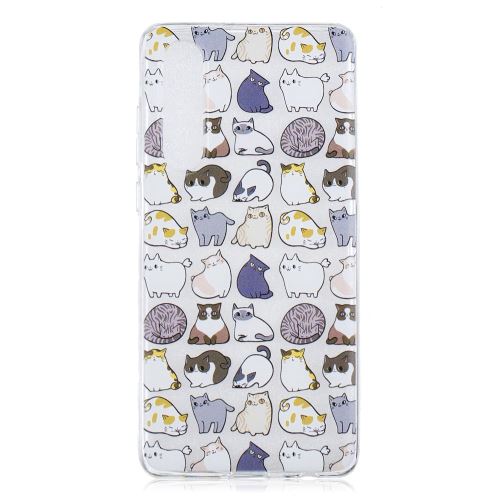 Coque en TPU impression de motifs animal de bande dessinée pour votre Huawei P30