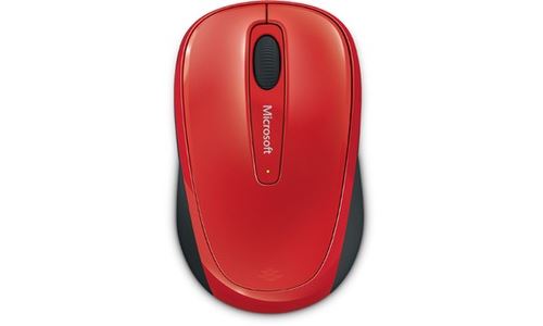 Souris classique MICROSOFT WIRELESS 3500 RED 