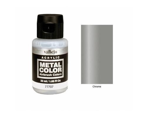 VAL77707 - Metal Color - Chrome 32ml - Modélisation plastique Peintures