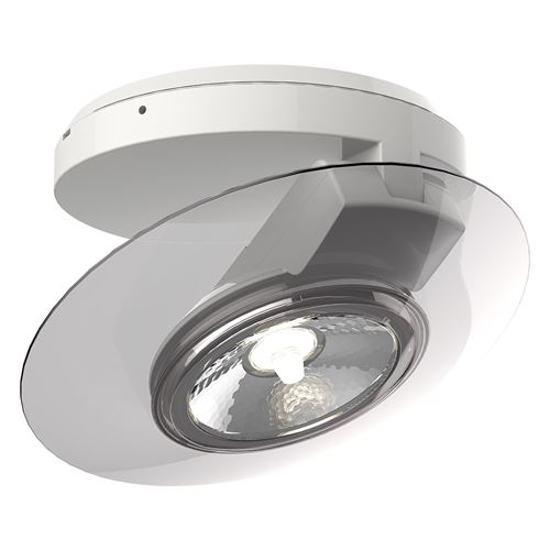 Xanlite Spot en saillie orientable à bague transparente SPEST350