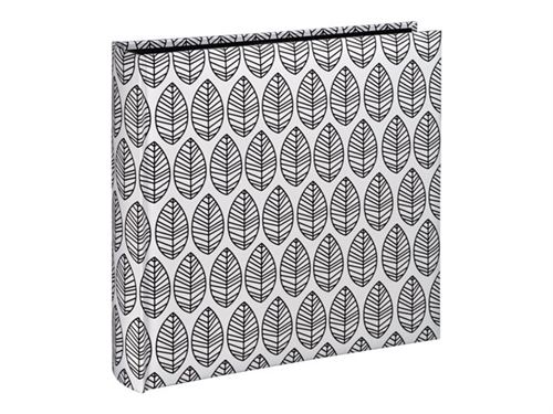 Hama La Fleur Jumbo 30x30 Cm 100 Black Pages Photo Album Blanc,Noir