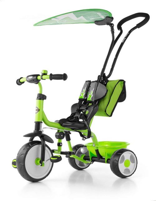 MillyMally 5901761121827 Trike avec Pare-Soleil Bell – Vert