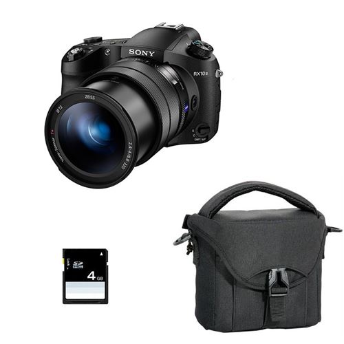 SONY bridge dsc-rx10 IIi ( 24-600mm f/ 2,4-4 ) garanti 2 ans + sac et carte sd 4 go