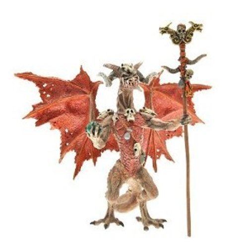 Plastoy - 60228 - Figurine - Le Dragon - Sorcier - Rouge