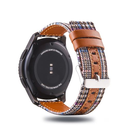 Bracelet en PU tissu 003 pour votre Smart Watch 22mm
