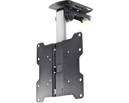 Support TV pour plafond SpeaKa Professional 629563 17 - 37 inclinable, rotatif noir, argent