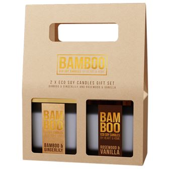 SET 2 MINI JARRES BAMBOU