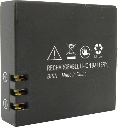 Easypix 01473 Lithium-Ion (Li-Ion) 1050mAh 3.7V batterie rechargeable - Batteries rechargeables (1050 mAh, 3,885 Wh, Lithium-Ion (Li-Ion), 3,7 V, Noir)