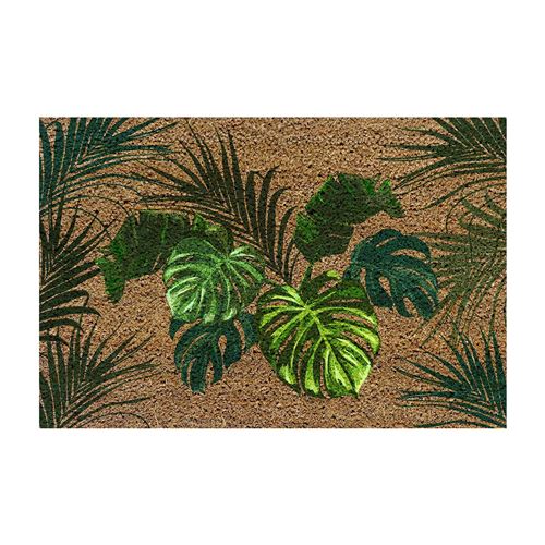 paillasson rectangle 40 x 60 cm coco imprime forest door