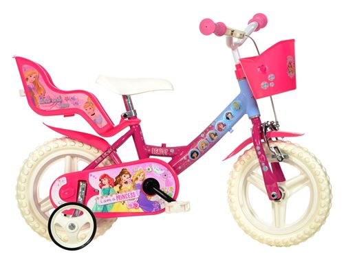 Dino 124RL-PSS Princess 12 pouces 20 cm Fille Frein à serrer Rose