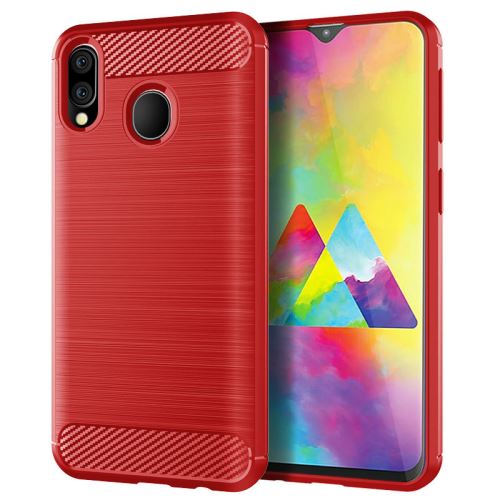 Etui Coque de protection durable souple pour Samsung Galaxy M20 - Rouge