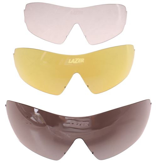 Lazer jeu de lunettes de vélo (M1nez en métal) 3 pièces noir