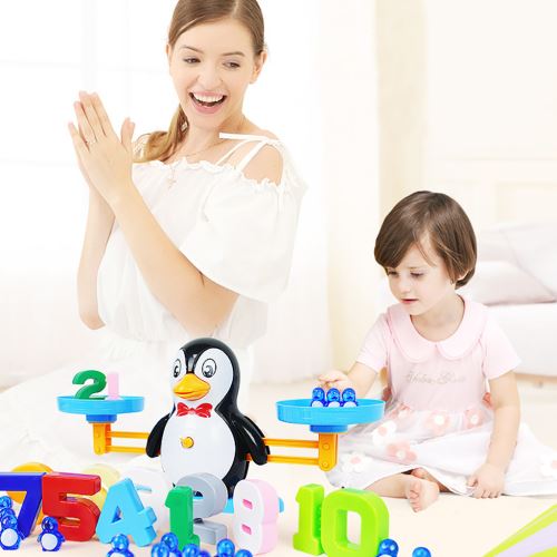 Cadeau de l'éducation des enfants Apprendre Balance des mathématiques Jouets jeu pour les filles et les garçons B