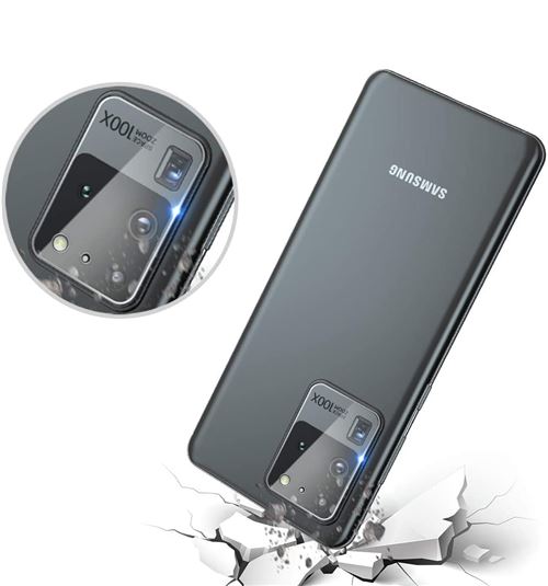 Protection Caméra pour Samsung Galaxy S20 ULTRA [Lot de 2] Verre