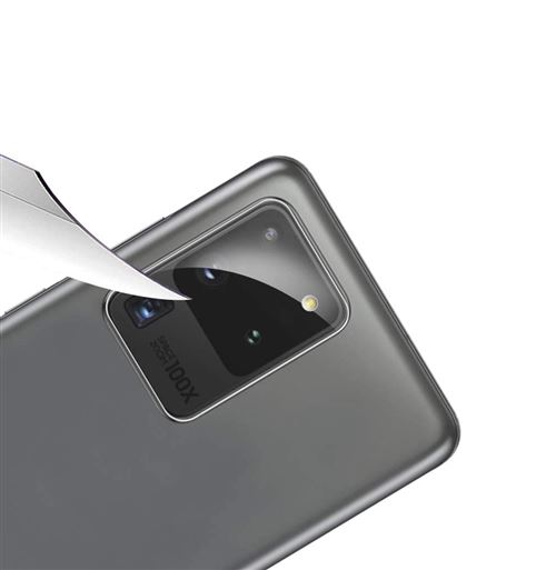 Protection Caméra pour Samsung Galaxy S20 ULTRA [Lot de 2] Verre