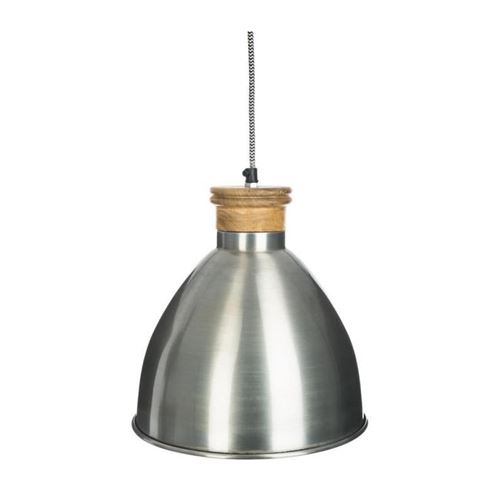 Lampe Suspension en Métal Break 26cm Argent