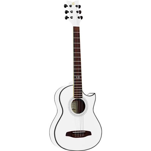 Ortega Traveler Series NL-WALKER E-A guitare classique blanche