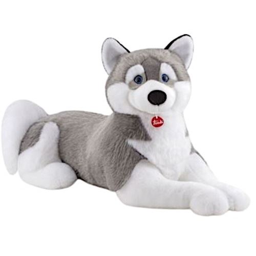 Trudi Gris Peluche Husky Marcus Junior 100 Cm Peluche /Blanc - Image 1