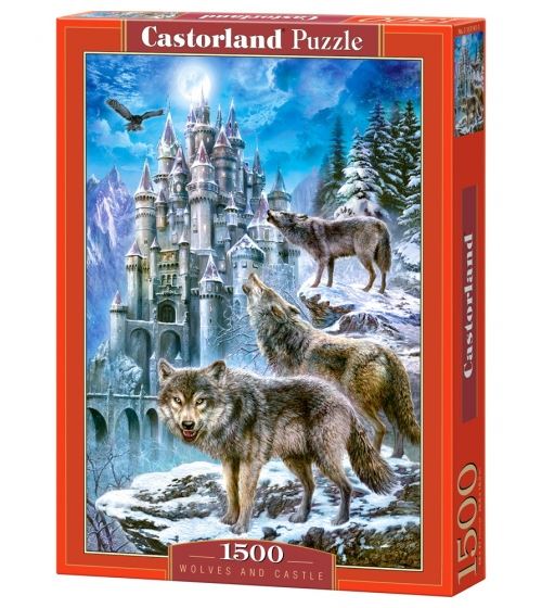 Castorland Jigsaw Wolves and Castle 1500 pièces