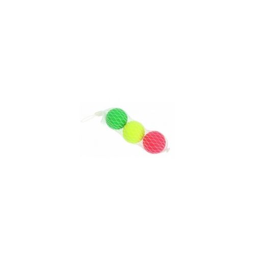 3 balles pour raquette de plage rose jaune vert bleue sky jeux de plein air