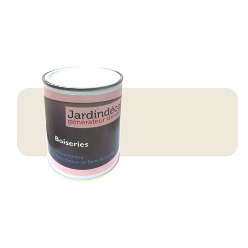 Bouchard Peintures - Peinture crème pour meuble en bois brut 1 litre crème