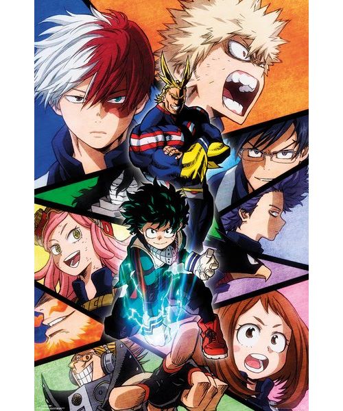 MY HERO ACADEMIA - Personnages - 61x91,5 cm - AFFICHE / POSTER