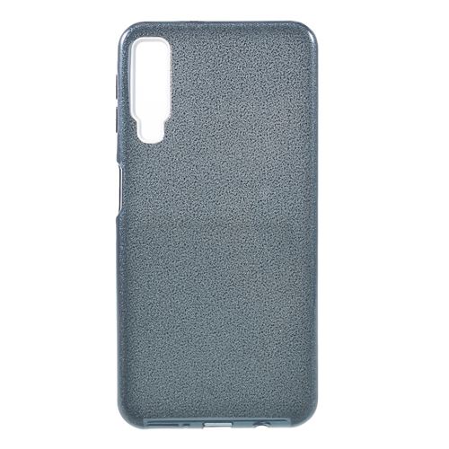 Coque en TPU papier flash hybride bleu pour votre Samsung Galaxy A7 (2018)
