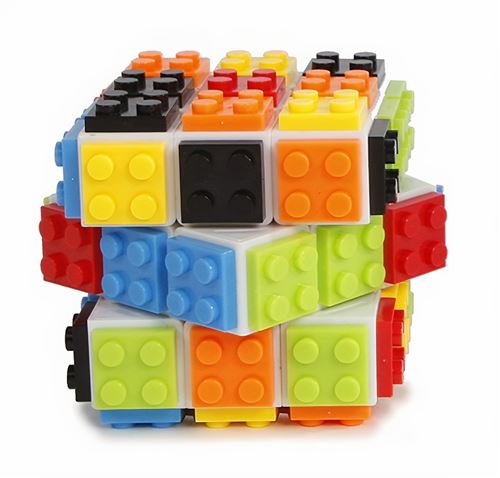 Brain Games énigme cube magique 66 mm DIY multicolore