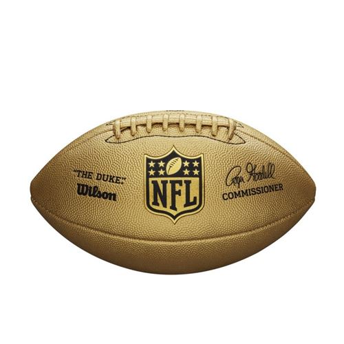 Ballon de Football Américain Wilson NFL the duke Gold replica game ball