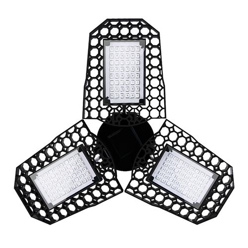 Lumière végétale de déformation pliante LED 80W 126 souches - Noir