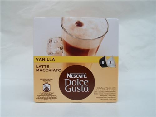 Capsules Latte Macchiato Vanille Dolce Gusto