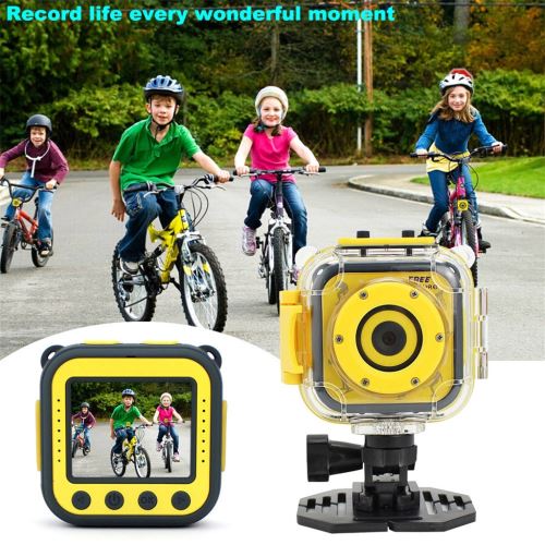Enfants Enfants Caméra numérique étanche vidéo Action Sports HD Caméra cadeau Jouet