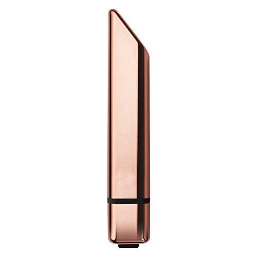 ROCKS-OFF Bamboo 10 Mondri - Vibromasseur Discret en ABS Doux, 10 Modes de Vibrations, Rose Or