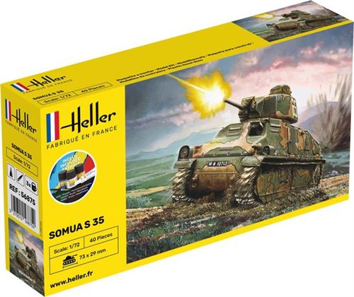 Starter Kit Panzer Somua - 1:72e - Heller