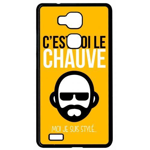 Coque motorola moto 7 c est toi le chauve moi je suis styl 5