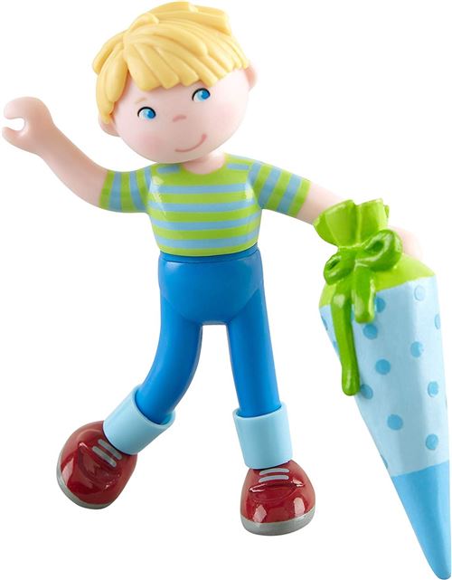 Little Friends poupée maison Sebastiande poupée 12 cm bleu/vert