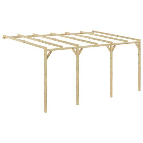 Chunhe Pergola à appentis 5 x 3 x 2,1 m Bois AB49462
